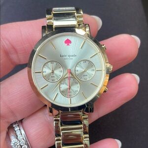 Kate Spade Gold Chronograph Watch